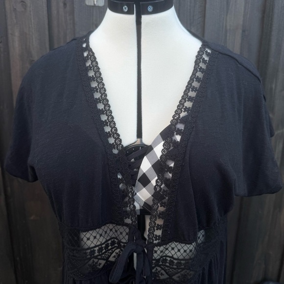 Belle Beach by Kim Gravel Slub Knit Front Tie Coverup - Picture 10 of 10